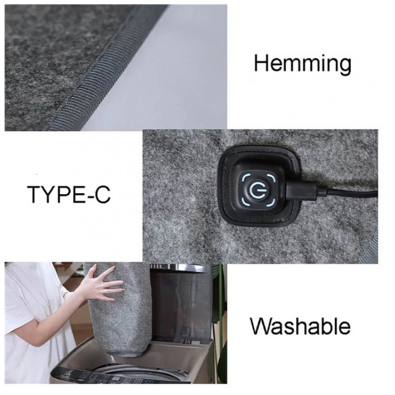 Електропростирадло usb 160*80см, 9583