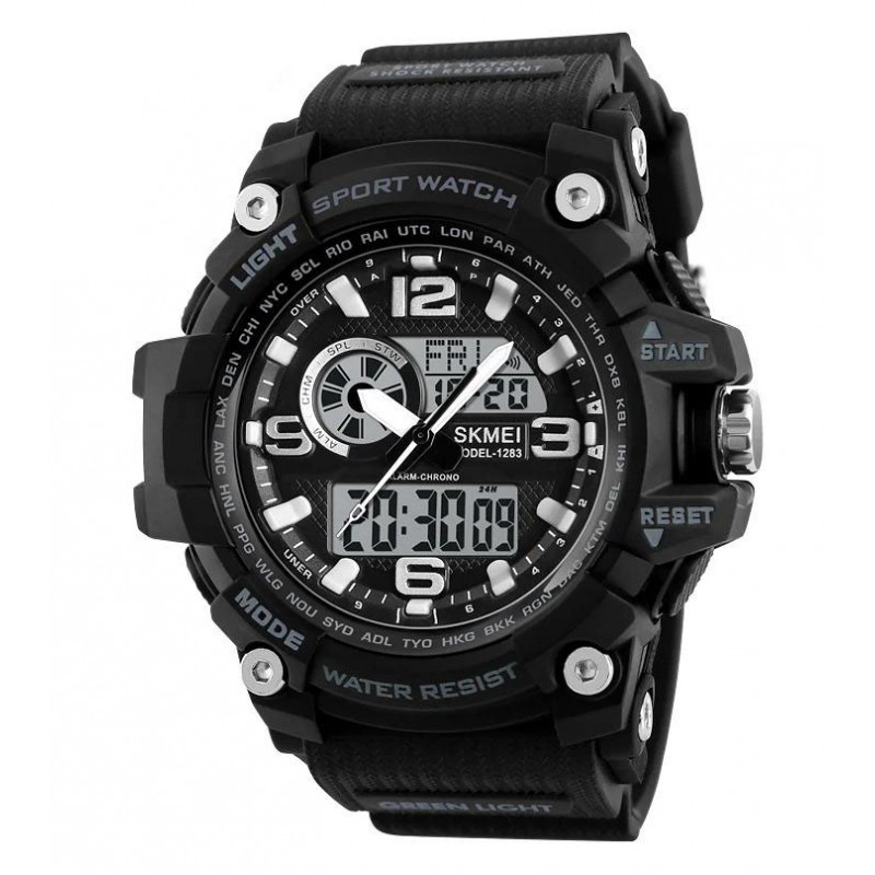 Часы наручные SKMEI 1283BK, BLACK, 11376